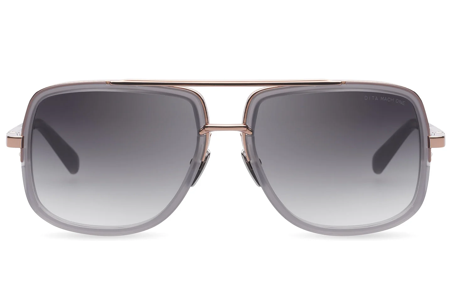 Satin Crystal Grey Rose Gold